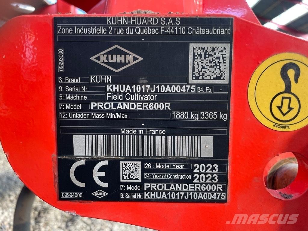 Kuhn Prolander 600R Σβάρνες