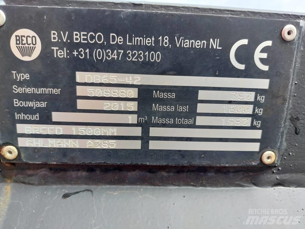 Beco LDB65-42 Προσαρτούμενα εξαρτήματα τρακτέρ μικρών διαστάσεων