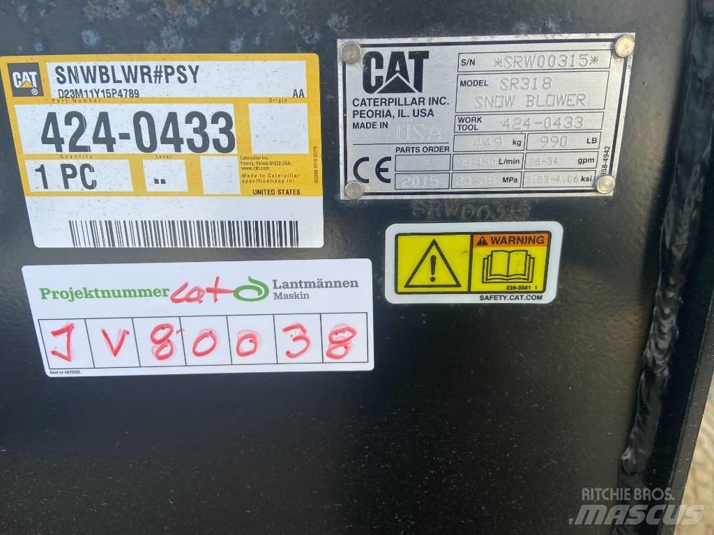 CAT SR318 SNÖ SLUNGA Άλλα γεωργικά μηχανήματα