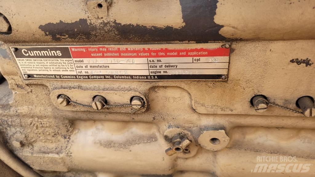 Cummins VTA1710 Κατασκευές - Άλλα