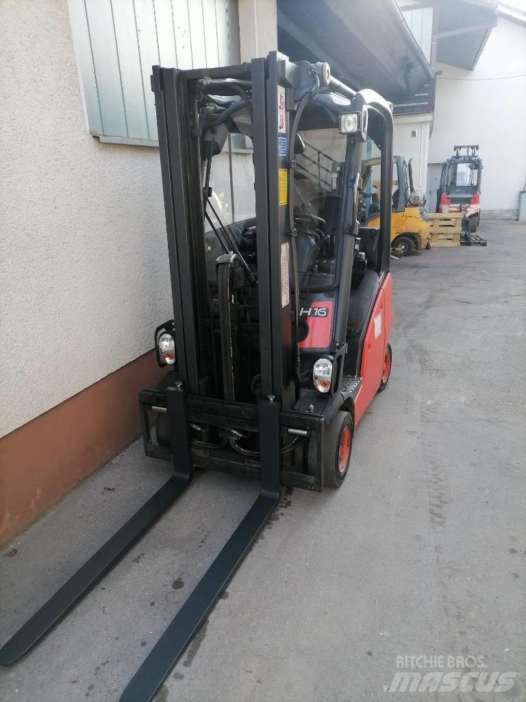 Linde H 16 T/ 391 Περονοφόρα ανυψωτικά κλαρκ με φυσικό αέριο LPG