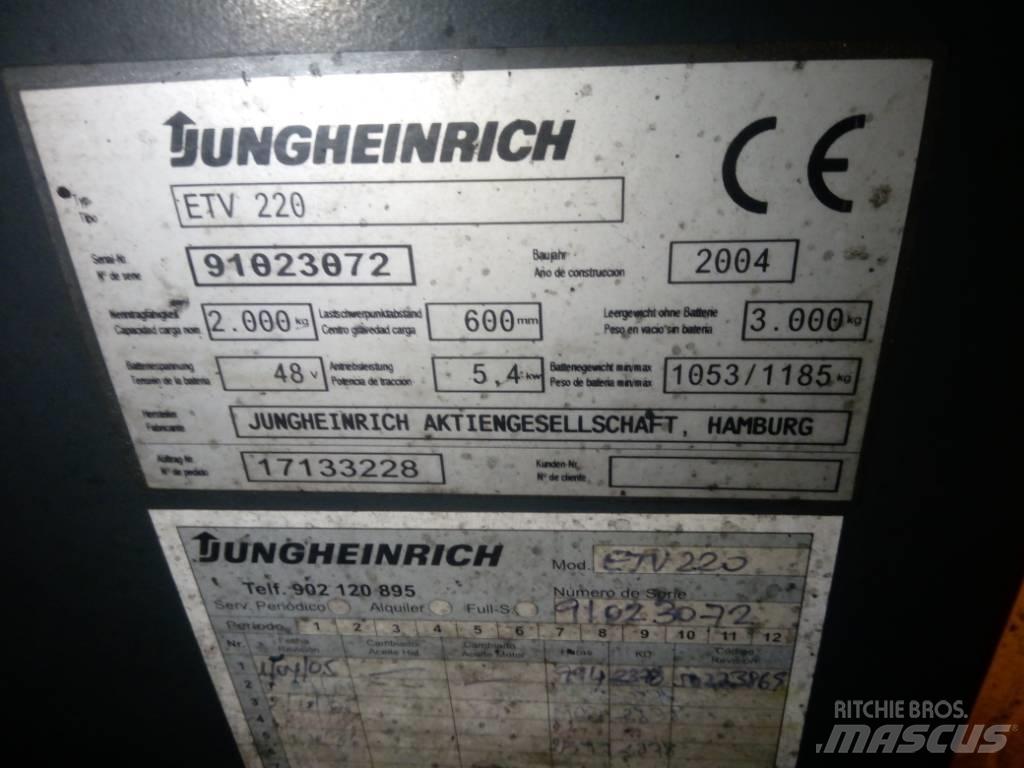 Jungheinrich ETV 220 Ανυψωτικά στενών δρόμων