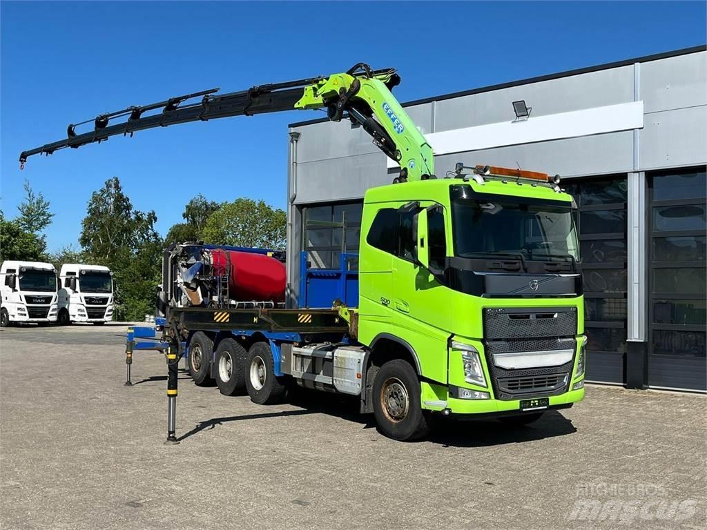 Volvo FH 500 8X4 Φορτηγά με Γερανό