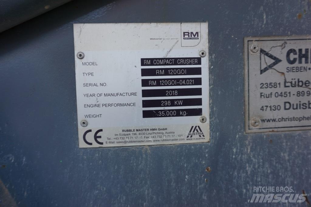 Rubble Master 120GO! Κινητοί σπαστήρες