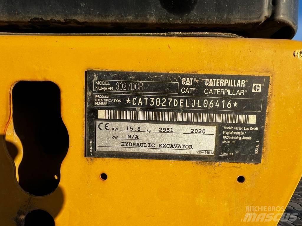 CAT 302.7 DCR Εκσκαφάκι (διαβολάκι) < 7t