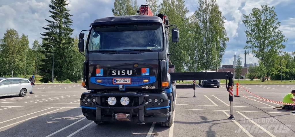 Sisu E18 630 Φορτηγά με Γερανό
