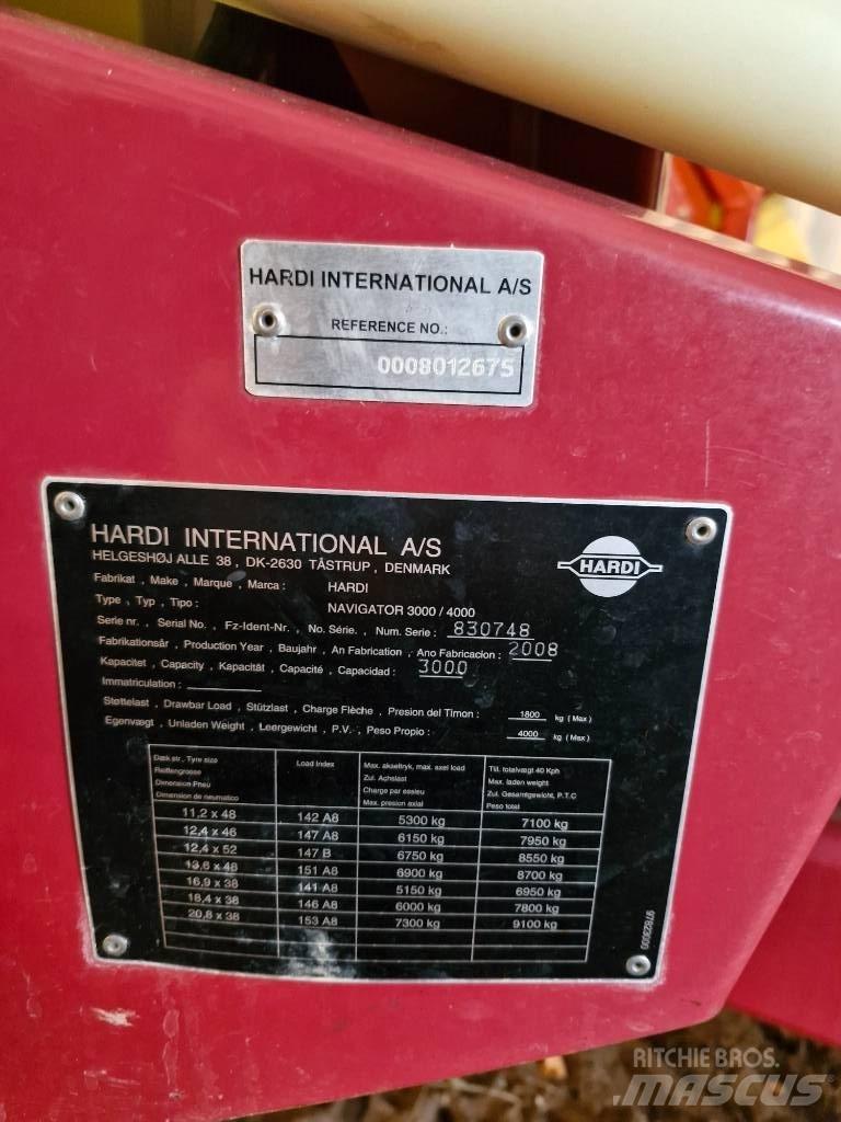 Hardi Navegator 3000 Ρυμουλκούμενα ψεκαστικά