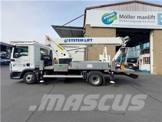 Palfinger P 280 CK Εναέριες πλατφόρμες τοποθετημένες σε φορτηγό