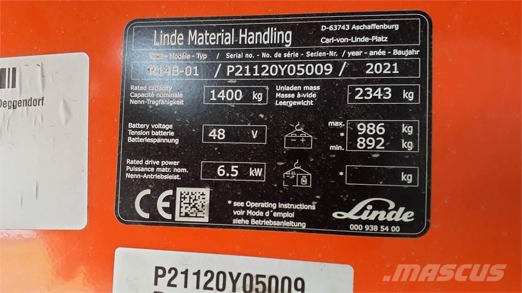 Linde R14B Ανυψωτικά στενών δρόμων