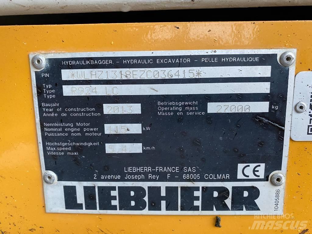 Liebherr 924 Εκσκαφείς με ερπύστριες