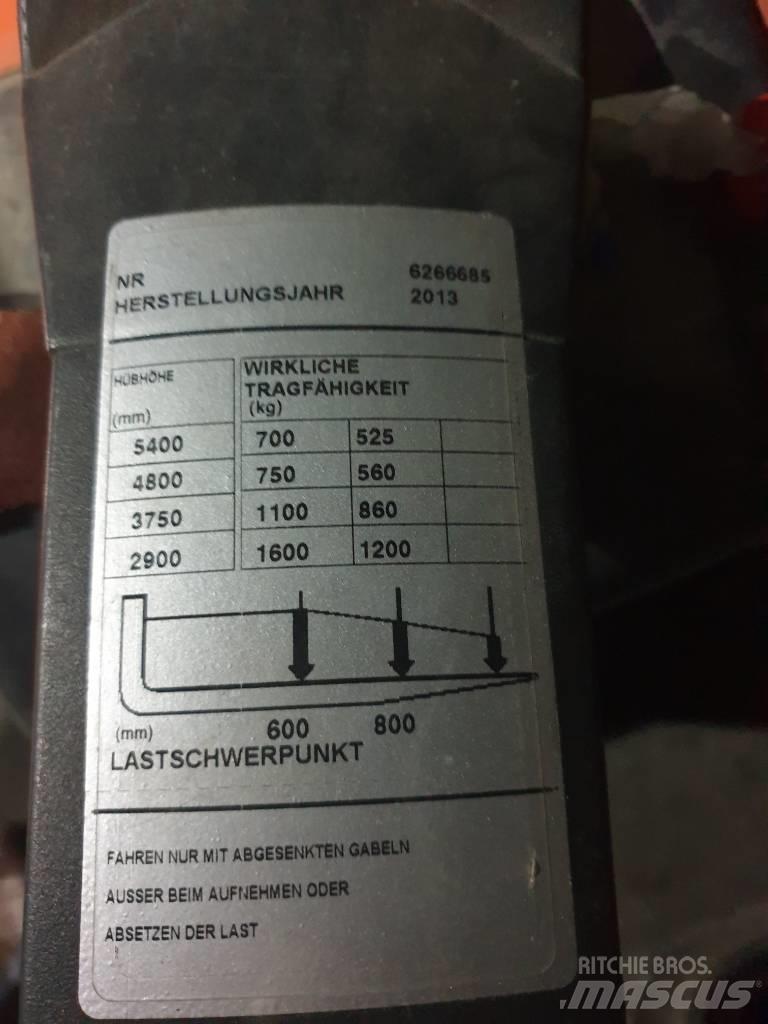 BT SPE 160 Παλετοφόρα πεζού χειριστή με ιστό