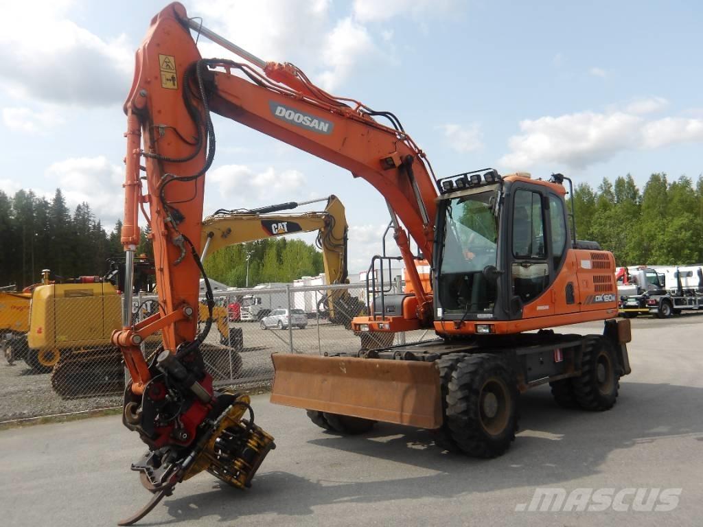 Doosan DX 160 W Εκσκαφείς με τροχούς - λάστιχα