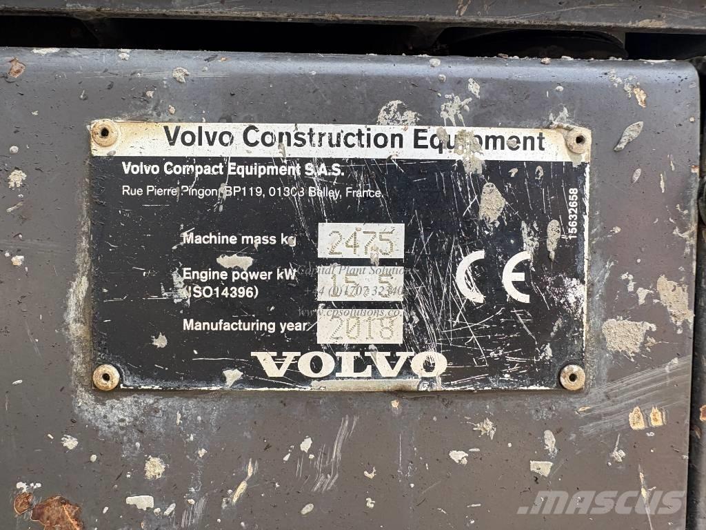 Volvo ECR 25 D Εκσκαφάκι (διαβολάκι) < 7t