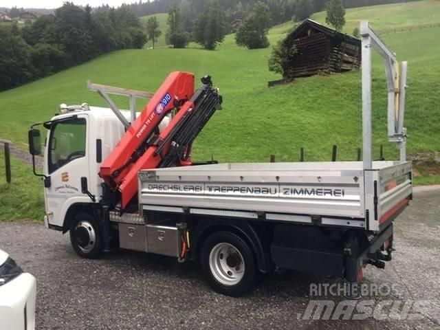 Isuzu N2 mit HMF 910 Φορτηγά με Γερανό