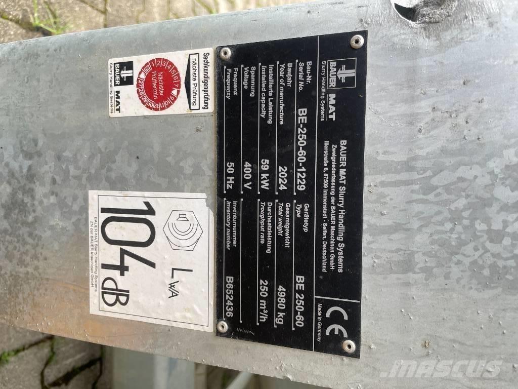 Bauer MAT BE 250-60 Κατασκευές - Άλλα
