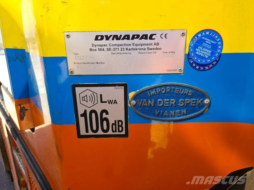 Dynapac CG 233 HF Οδοστρωτήρες διπλού κυλίνδρου