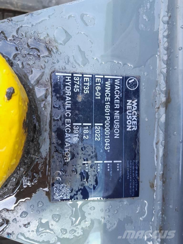 Wacker Neuson ET 35 Εκσκαφείς με ερπύστριες