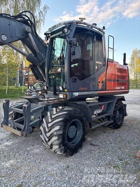 Atlas 160 W Εκσκαφείς με τροχούς - λάστιχα