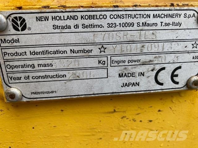 New Holland E 70 SR Μίνι εκσκαφείς 7t - 12t