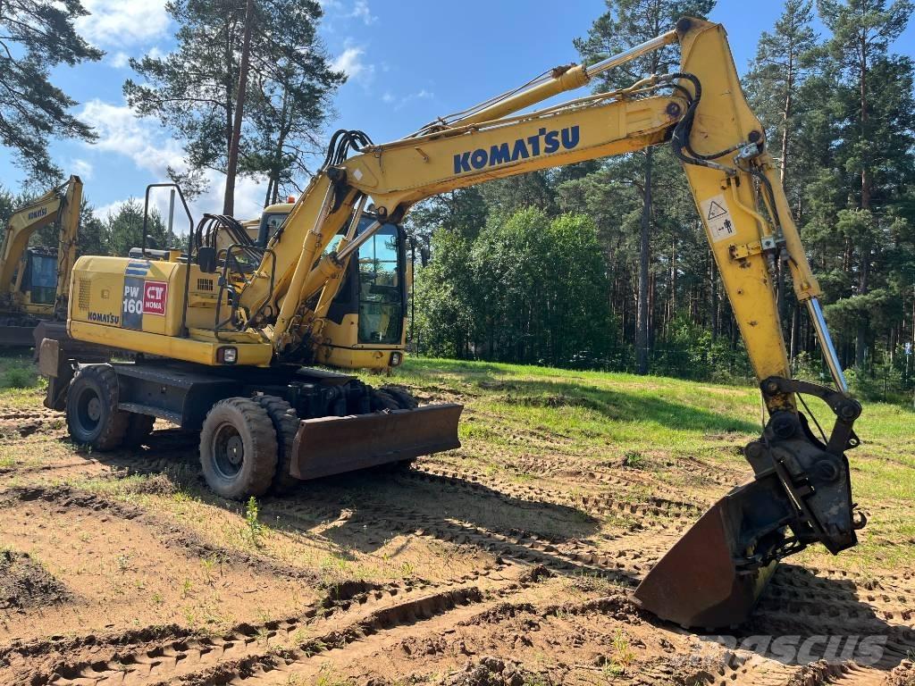 Komatsu PW 160-7 Εκσκαφείς με τροχούς - λάστιχα