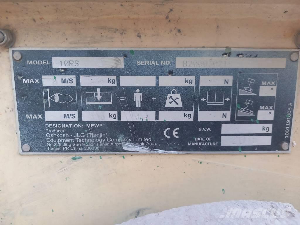 JLG 10 RS Ανυψωτήρες ψαλιδωτής άρθρωσης