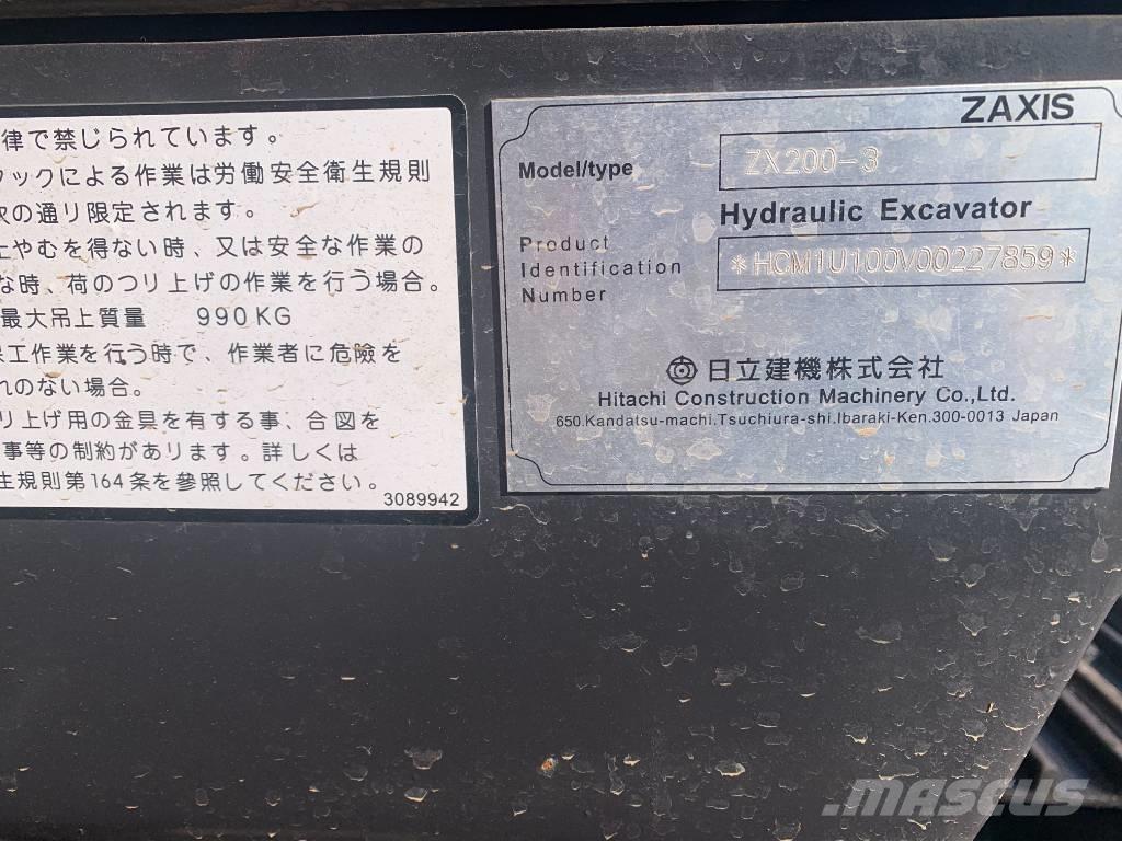 Hitachi Zaxis 200 LC Εκσκαφείς με ερπύστριες