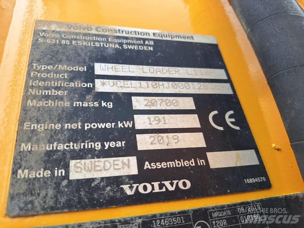 Volvo L110H VAAKA, YM Φορτωτές με λάστιχα (Τροχοφόροι)