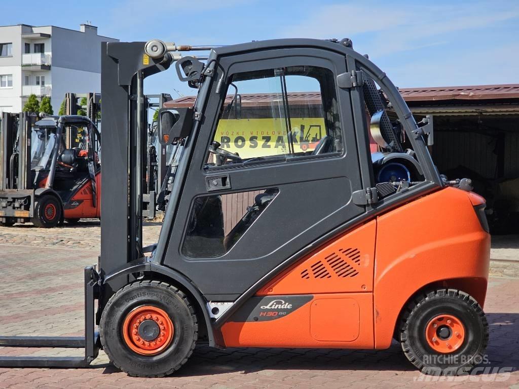 Linde H30T-02 Περονοφόρα ανυψωτικά κλαρκ με φυσικό αέριο LPG