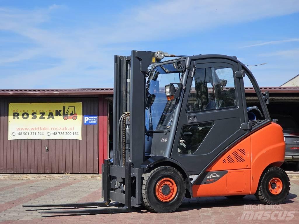 Linde H30T-02 Περονοφόρα ανυψωτικά κλαρκ με φυσικό αέριο LPG