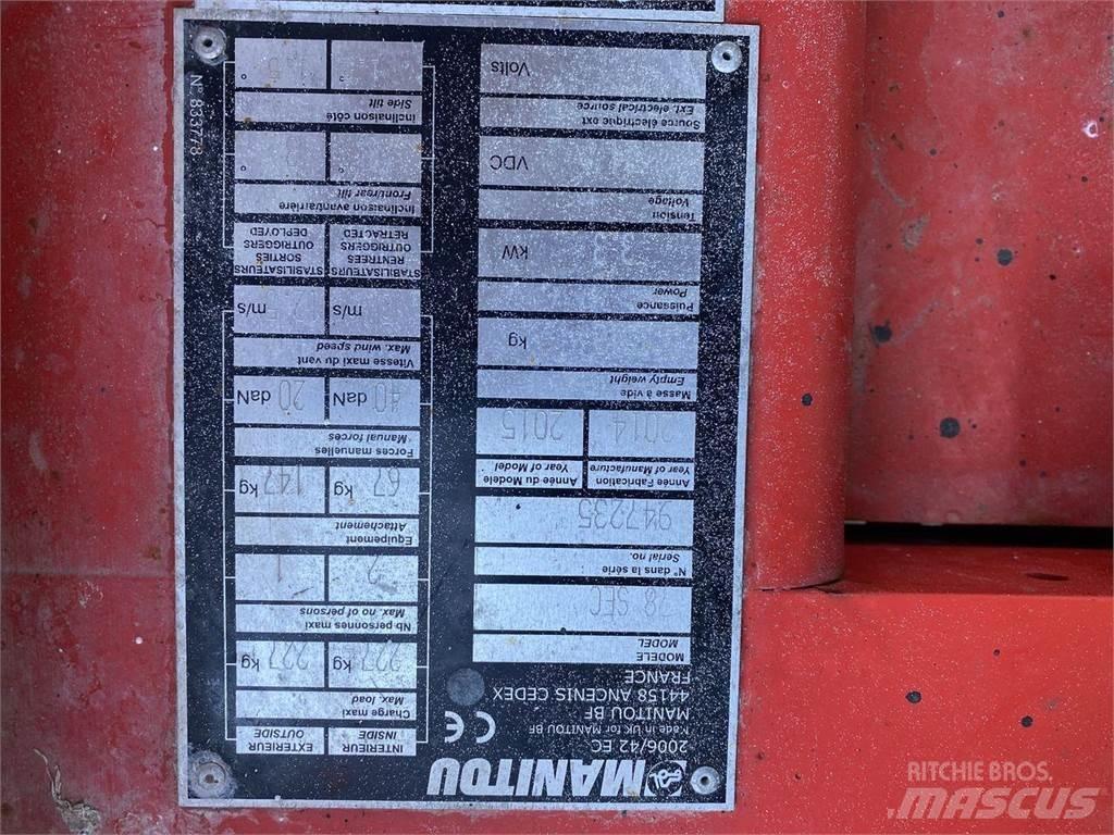 Manitou 78SEC Ανυψωτήρες ψαλιδωτής άρθρωσης