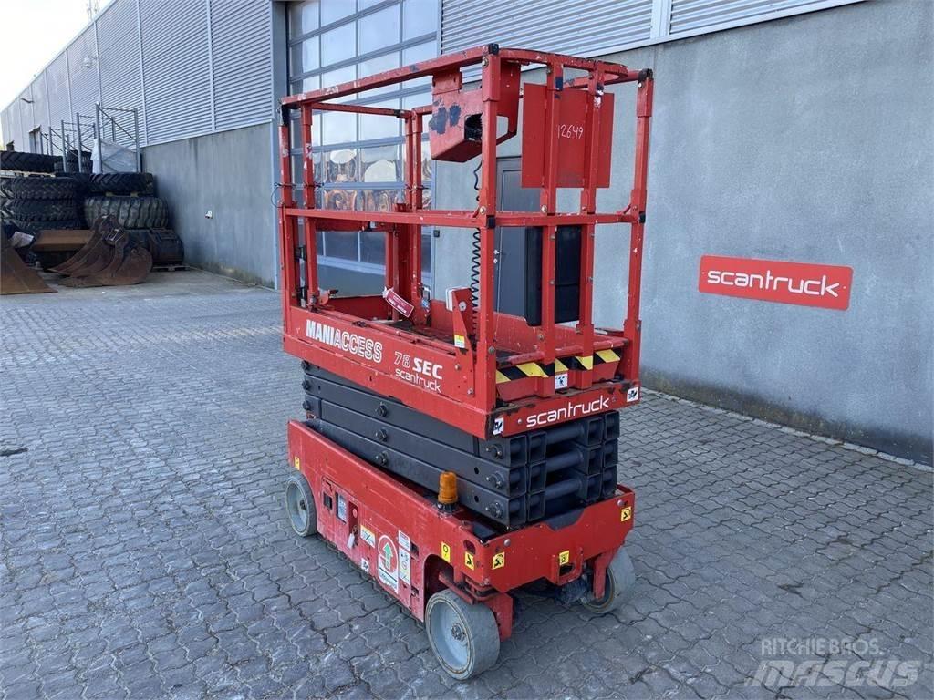 Manitou 78SEC Ανυψωτήρες ψαλιδωτής άρθρωσης