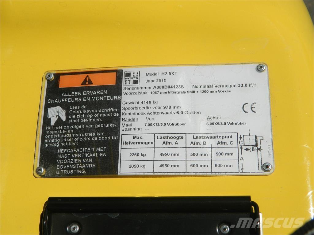 Hyster H2 50XT Πετρελαιοκίνητα Κλαρκ