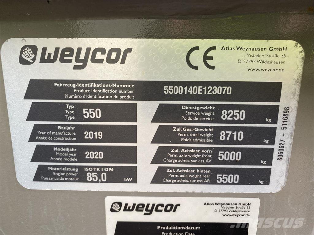 Weycor AR550 HS Φορτωτές πολλαπλών χρήσεων