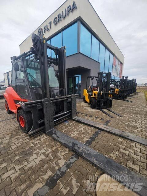 Linde H80T-02/1100 Περονοφόρα ανυψωτικά κλαρκ με φυσικό αέριο LPG