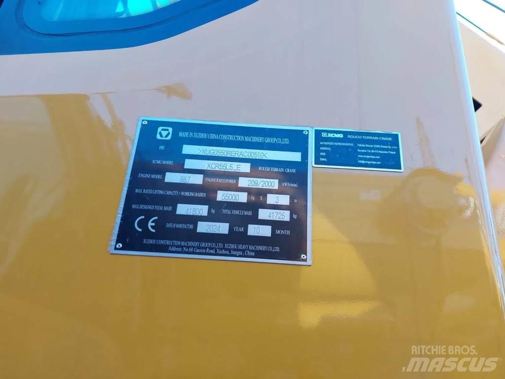 XCMG XCR55L5_E Γερανοί ανώμαλου εδάφους