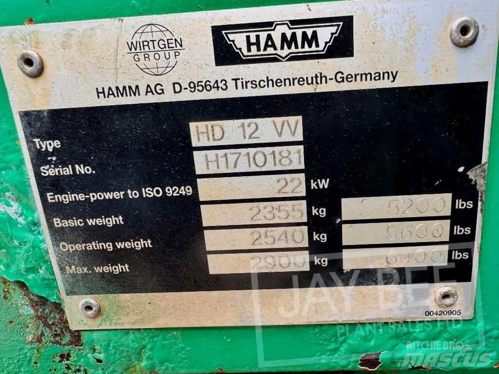 Hamm HD 12 Οδοστρωτήρες διπλού κυλίνδρου