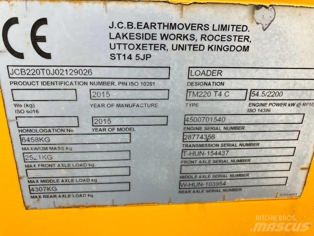 JCB TM 220 Τηλεσκοπικοί ανυψωτές
