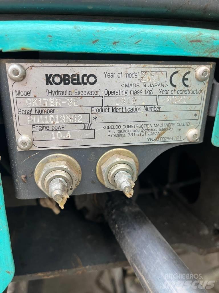 Kobelco SK 17 SR-3E Εκσκαφάκι (διαβολάκι) < 7t