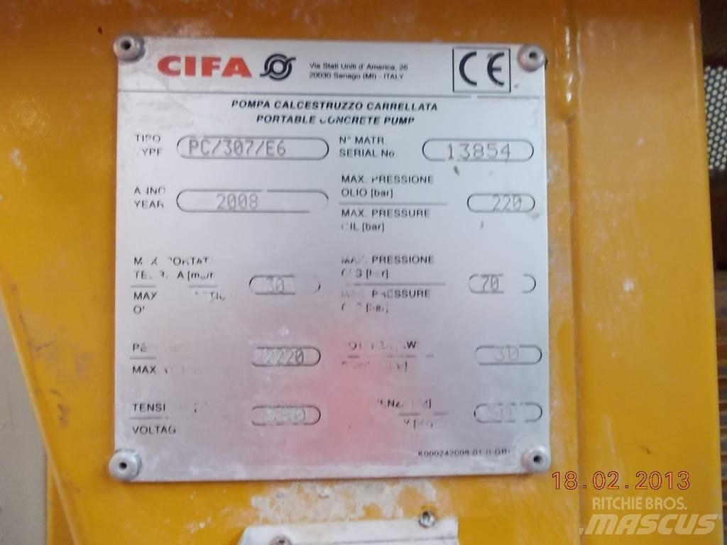 Cifa PC 307 E6 Αντλίες σκυροδέματος