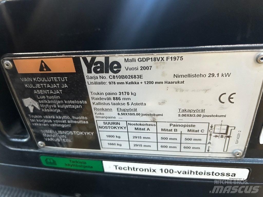 Yale GDP18VX Πετρελαιοκίνητα Κλαρκ