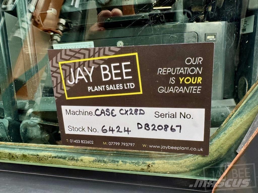 CASE CX28D Εκσκαφάκι (διαβολάκι) < 7t