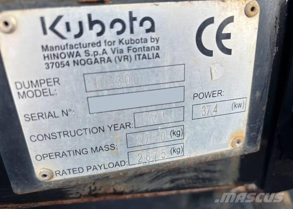 Kubota KC 300 HR-5 Άλλες μηχανές φόρτωσης και σκαψίματος και εξαρτήματα