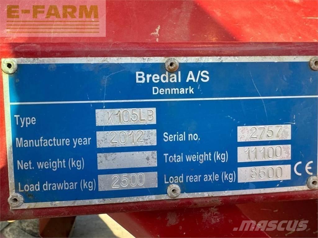 Bredal K105LB Διαστρωτήρες ανοργάνων