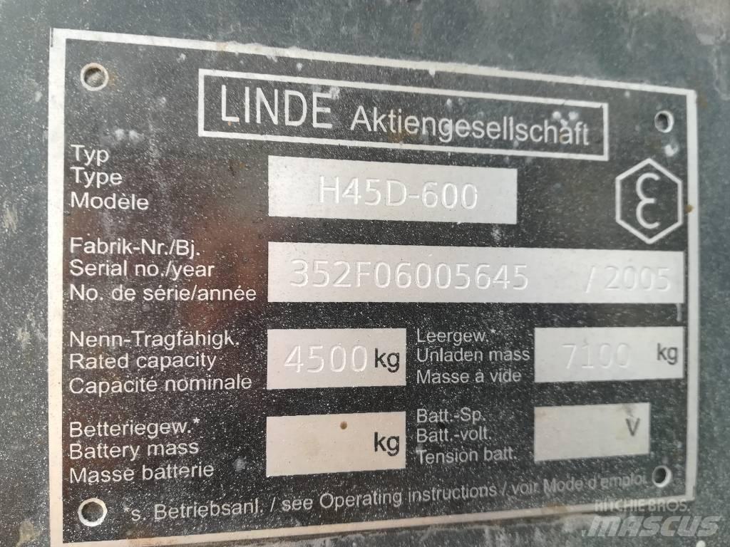 Linde H 45 D 600 Πετρελαιοκίνητα Κλαρκ