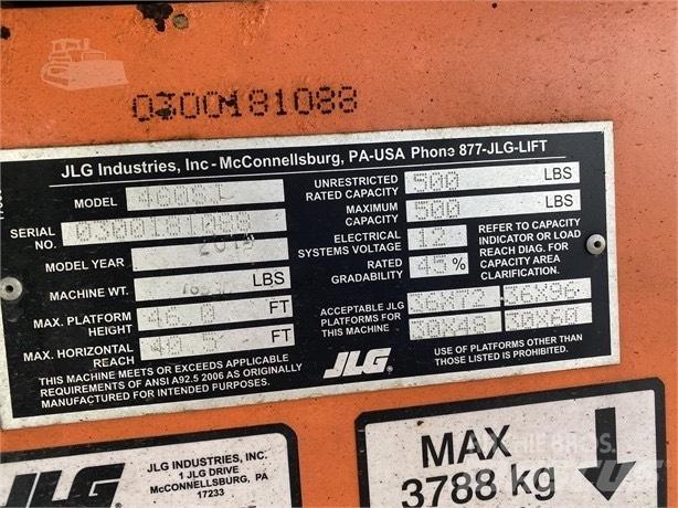 JLG 460 SJ Ανυψωτήρες με τηλεσκοπικό βραχίονα