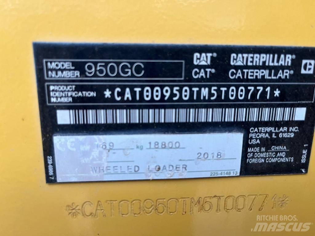 CAT 950GC Φορτωτές με λάστιχα (Τροχοφόροι)