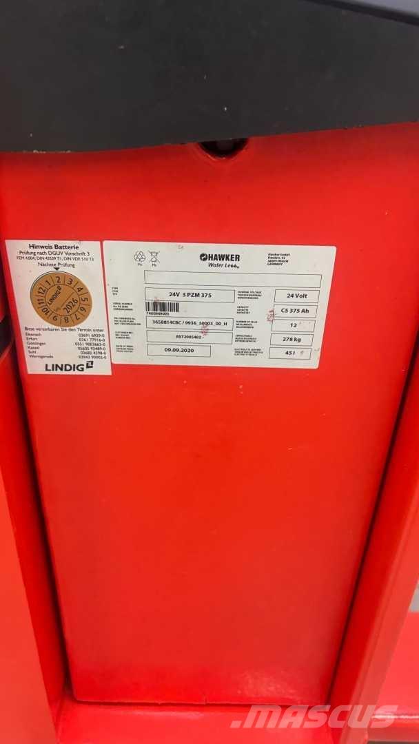 Linde T18 Παλετοφόρα πεζού χειριστή με ιστό