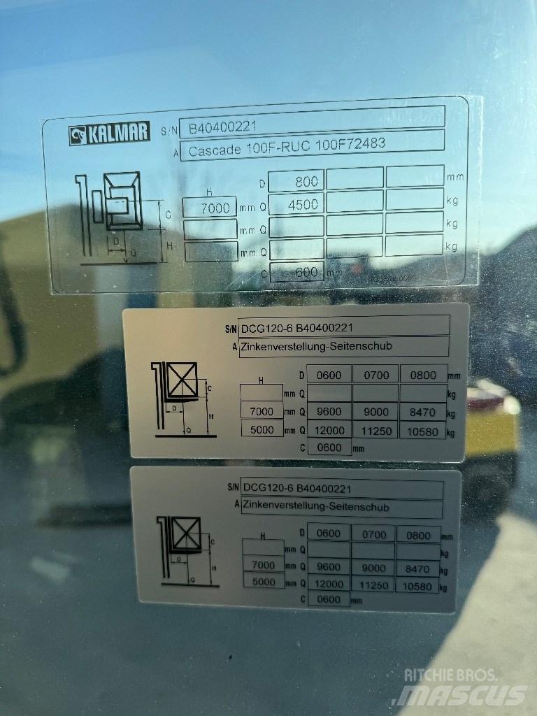 Kalmar DCG120-6 Πετρελαιοκίνητα Κλαρκ