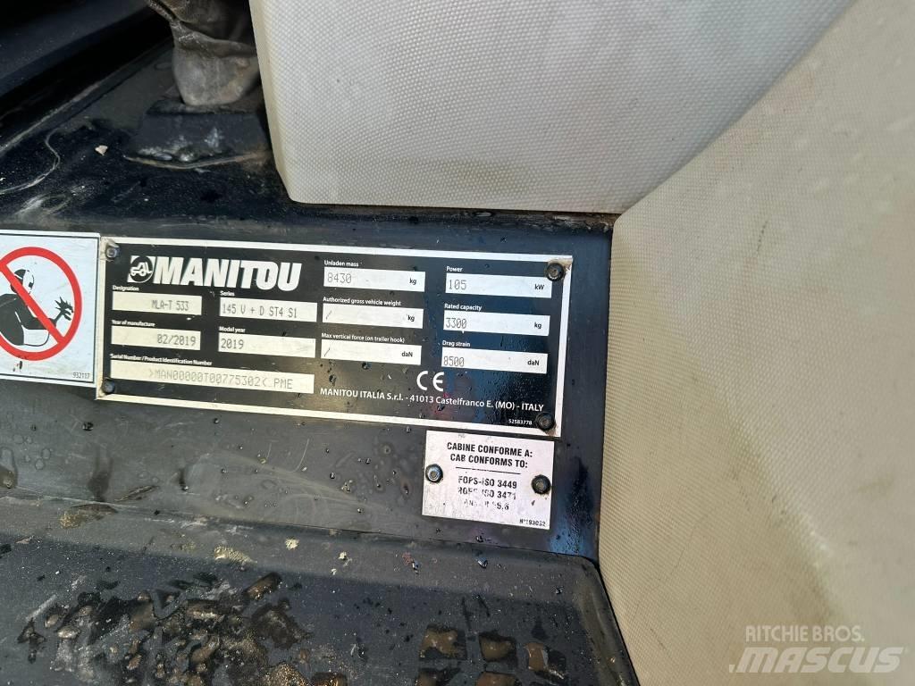 Manitou MLA 533 Συστήματα τηλεχειρισμού για τη γεωργία