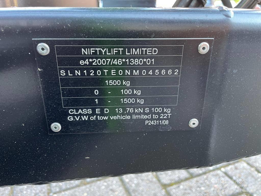 Niftylift 120T Εναέριες πλατφόρμες τοποθετημένες σε ρυμούλκα
